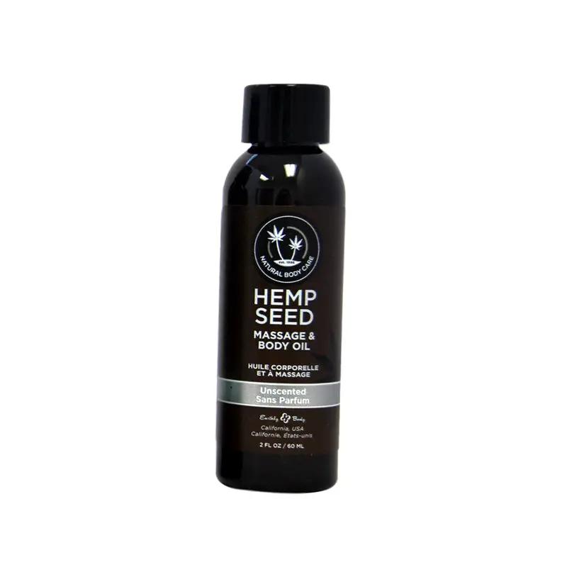 Earthly Body Massage Oil Unscented 2oz by Earthly Body