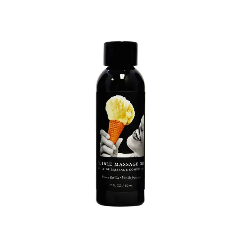 Earthly Body Edible Massage Oil Vanilla 2oz by Earthly Body