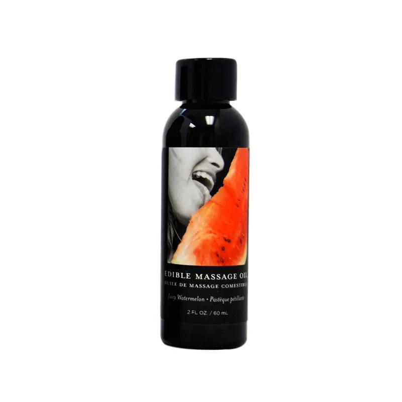 Earthly Body Edible Massage Oil Watermelon 2oz. by Earthly Body