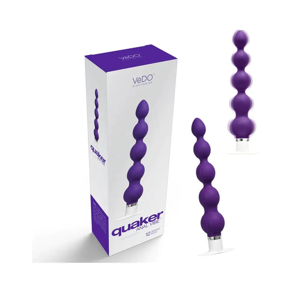 VeDO Quaker Anal Vibe Into You Indigo by VeDO