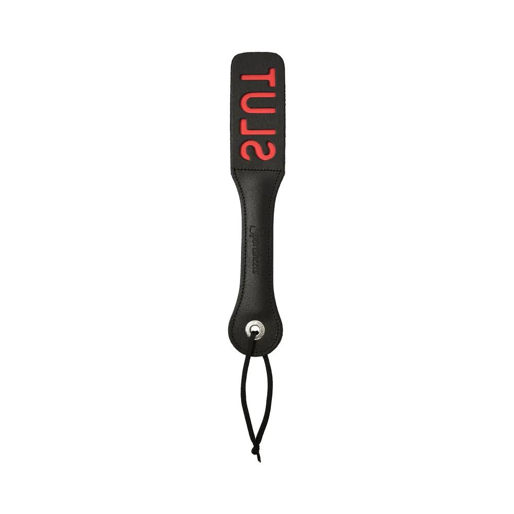 Sportsheets Leather Slut Paddle by Sportsheets