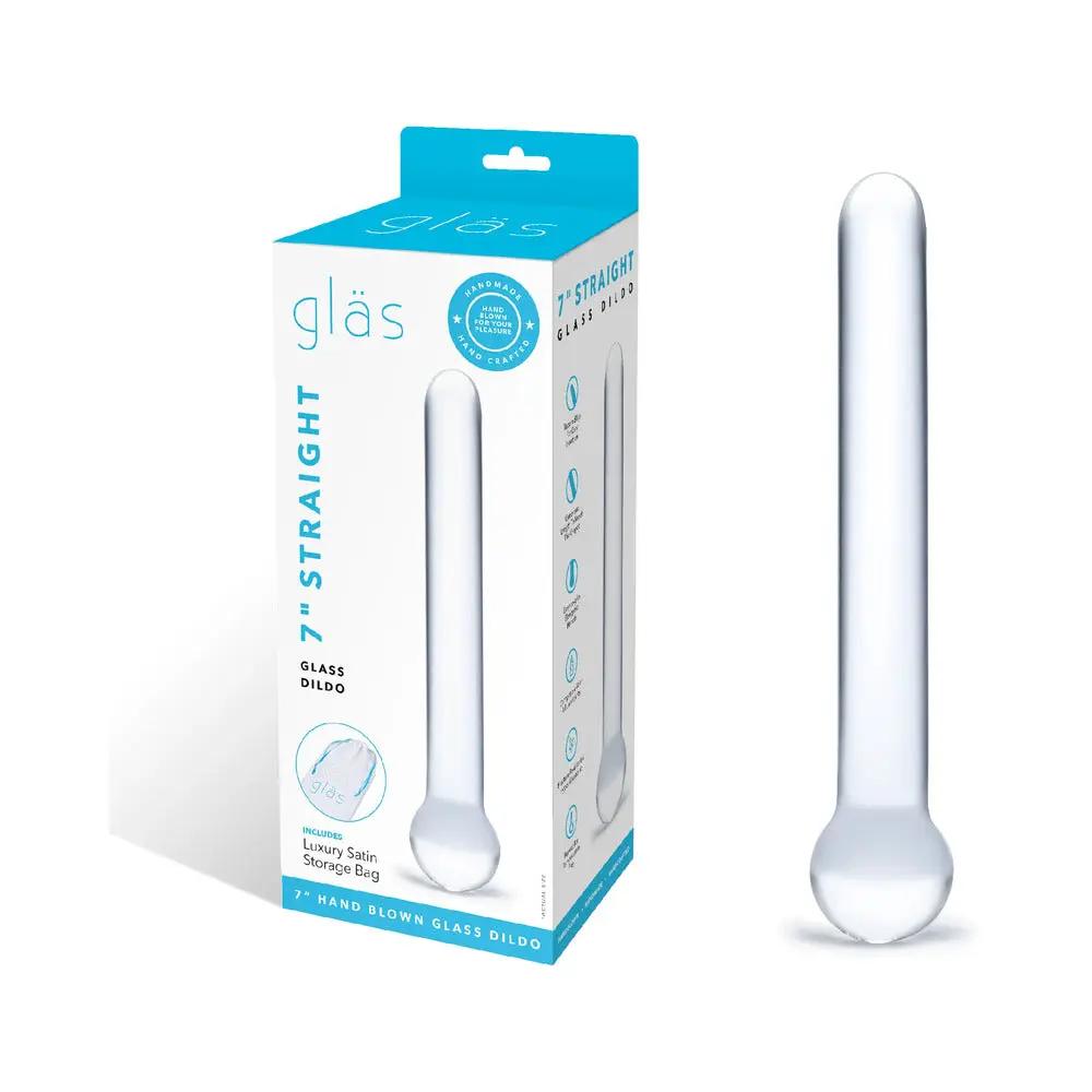 Glas 7 in. Straight Glass Dildo by Electric Eel