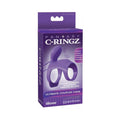 Fantasy C-Ringz Ultimate Couples Cage Vibrating Cock Sheath Purple by Pipedream