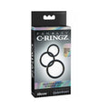 Fantasy C-Ringz Silicone 3-Ring Stamina Set Black by Pipedream