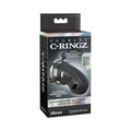 Fantasy C-Ringz Hardcore Silicone Cock Blocker Locking Chastity Cage Black by Pipedream