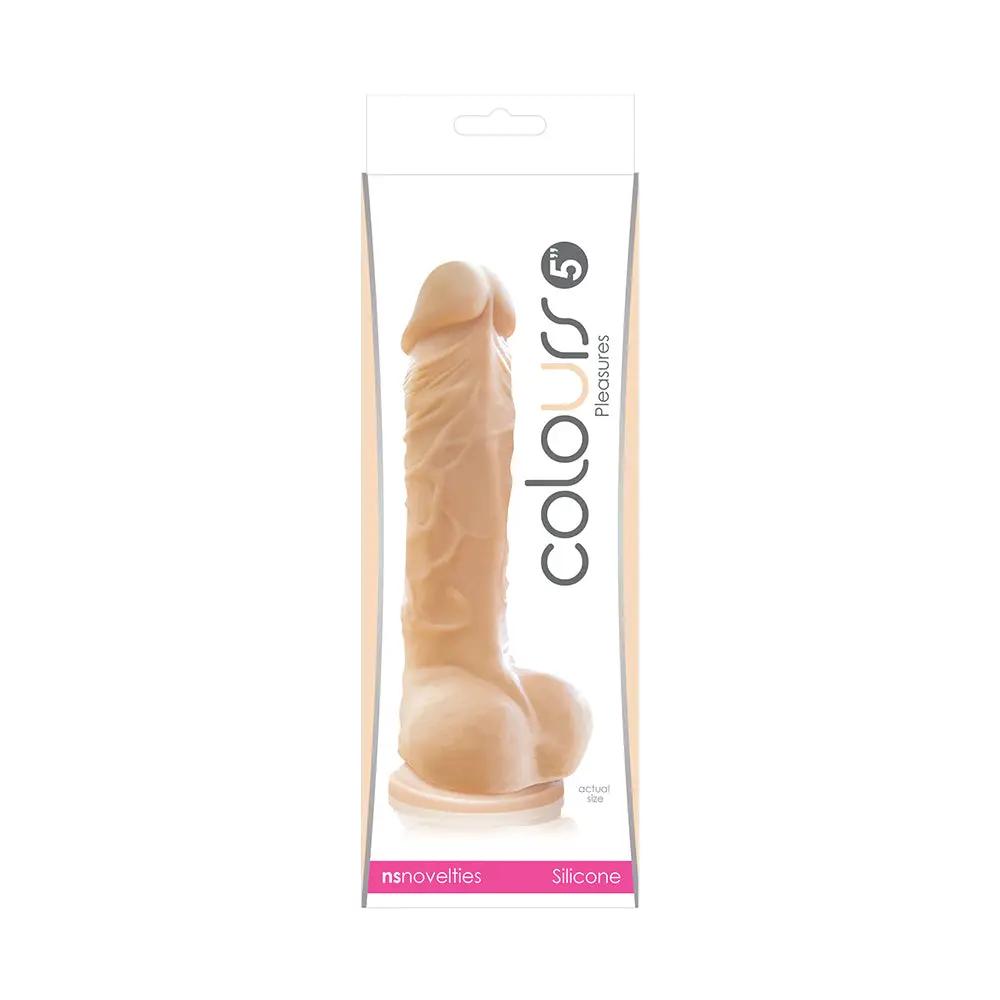 Colours Pleasures 5 in. Dildo Beige by NS Novelties
