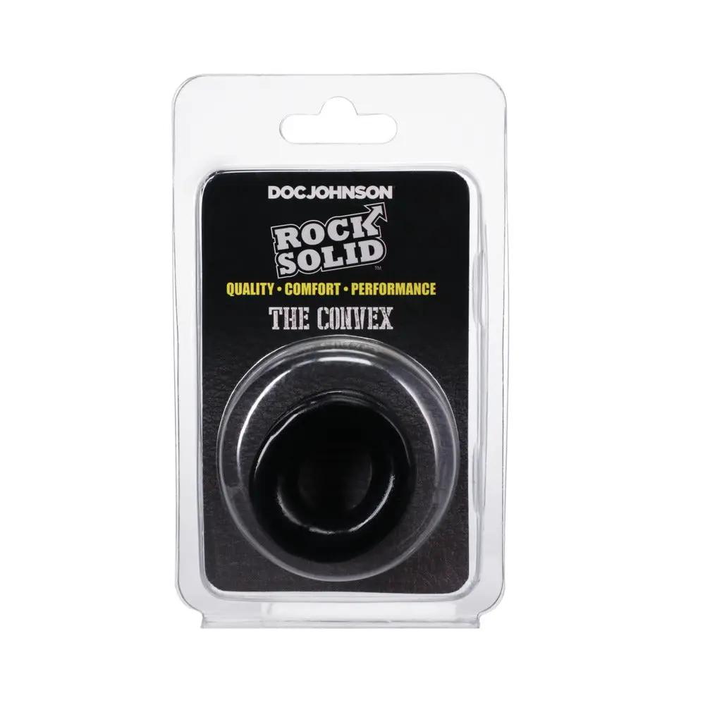 Rock Solid Convex Black C Ring in a Clamshell by Rock Solid