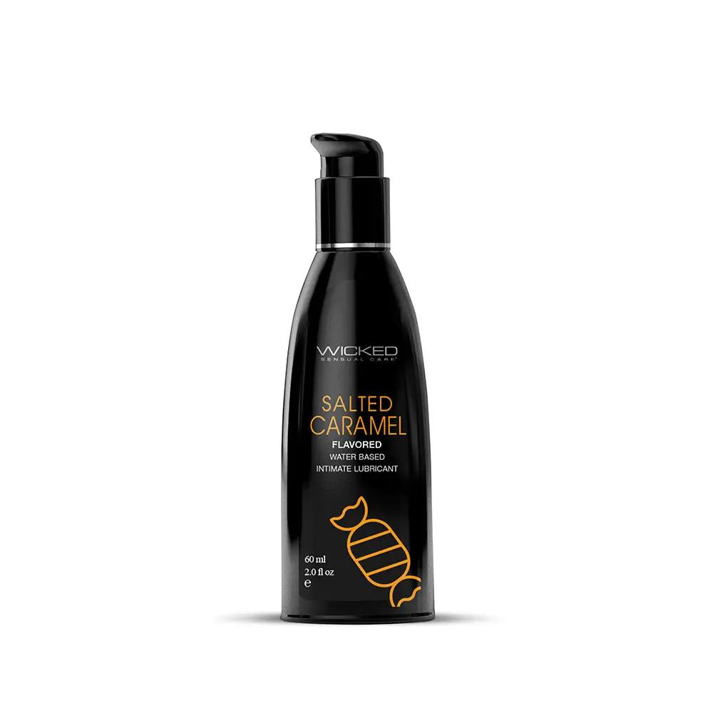 Wicked Aqua Salted Caramel Water-Based Lubricant 2 oz. by Wicked