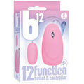The 9's B12 Bullet 12 Function Bullet & Remote Pink by Icon Brands