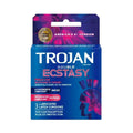 Trojan Double Ecstasy Latex Condoms (3) by Paradise Marketing