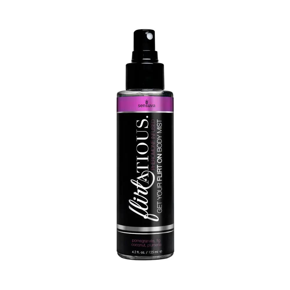 Sensuva Flirtatious Pheromone-Infused Body Mist Pomegranate 4.2 oz. by Sensuva