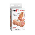 PDX Flip Me Over Dual-Ended Stroker Beige by PDX Brands