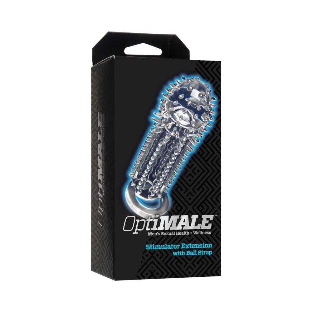 OptiMale - Stimulator Extension Clear by Doc Johnson