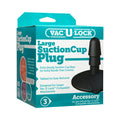Vac-U-Lock - Large Black Suction Cup Plug Black by Doc Johnson