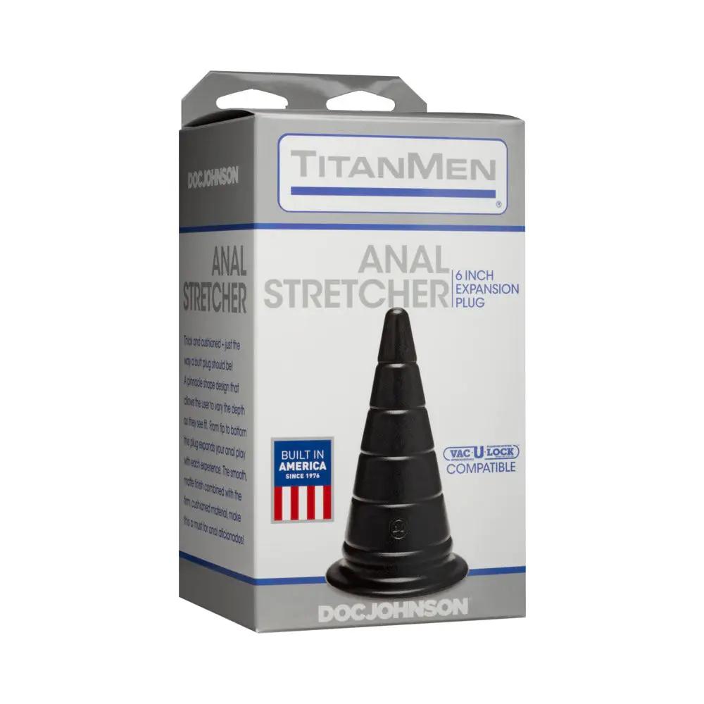 TitanMen - Anal Stretcher - 6 inches Black by Doc Johnson