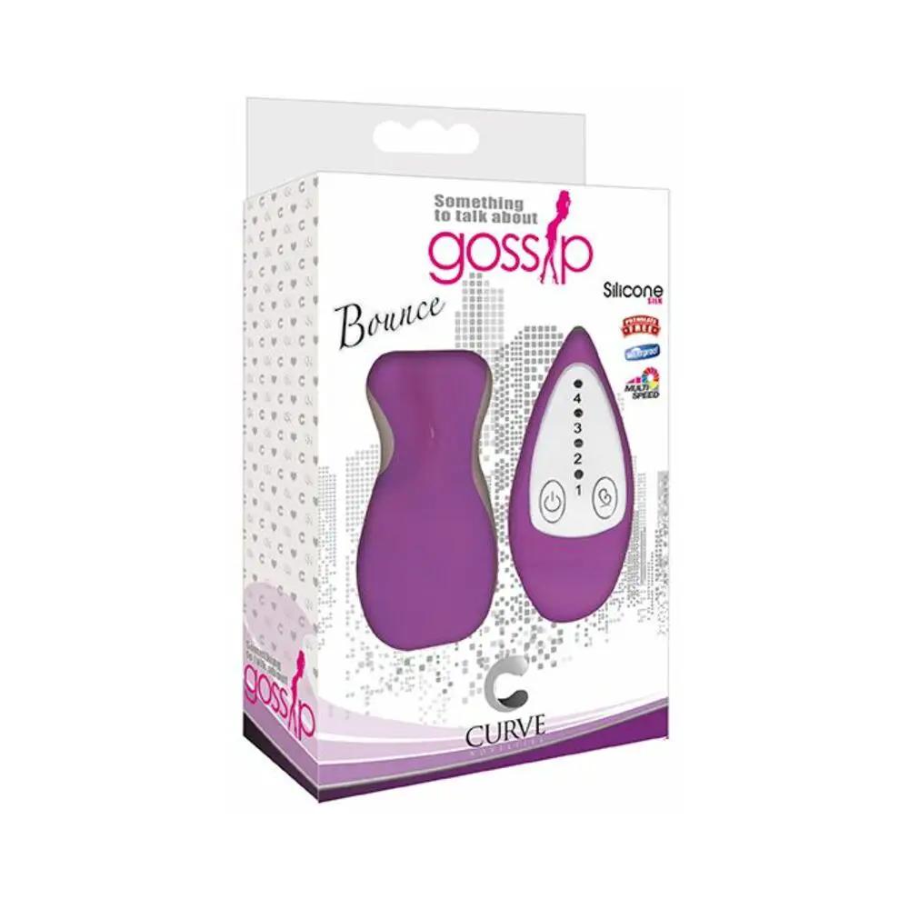 Gossip Bounce 4 Speed Silicone Violet by Curve Novelties