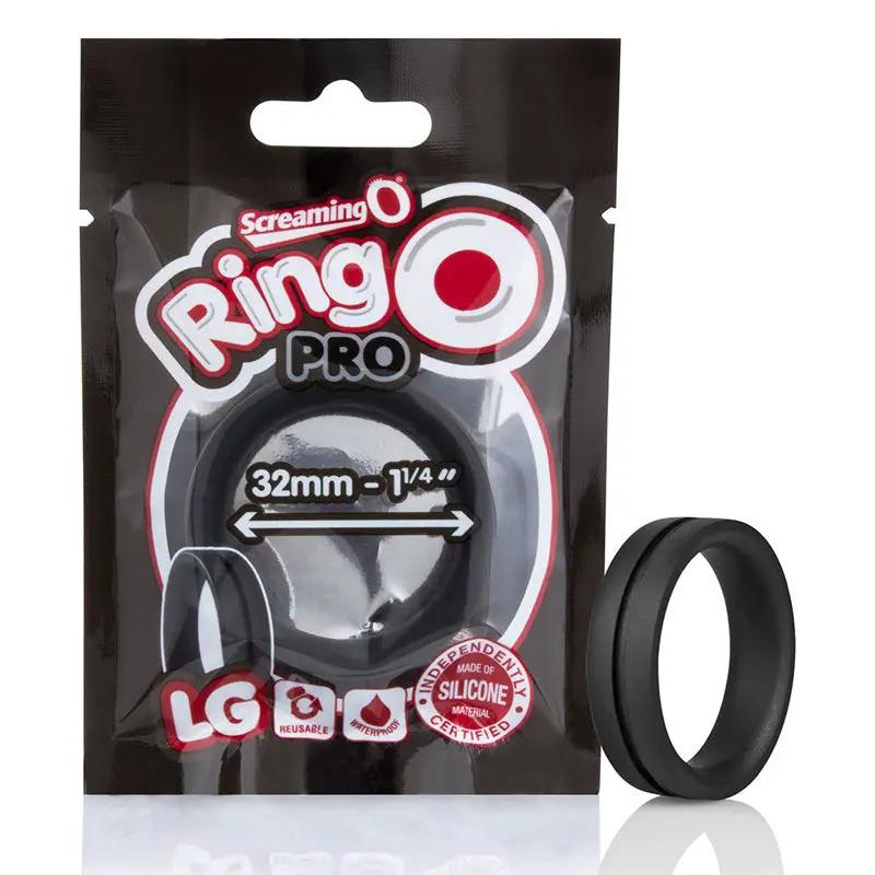 Screaming O RingO Pro Lg Black by Screaming O
