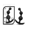 Luxe Be Me 3 Silicone Anal Beads Plug Black by Blush