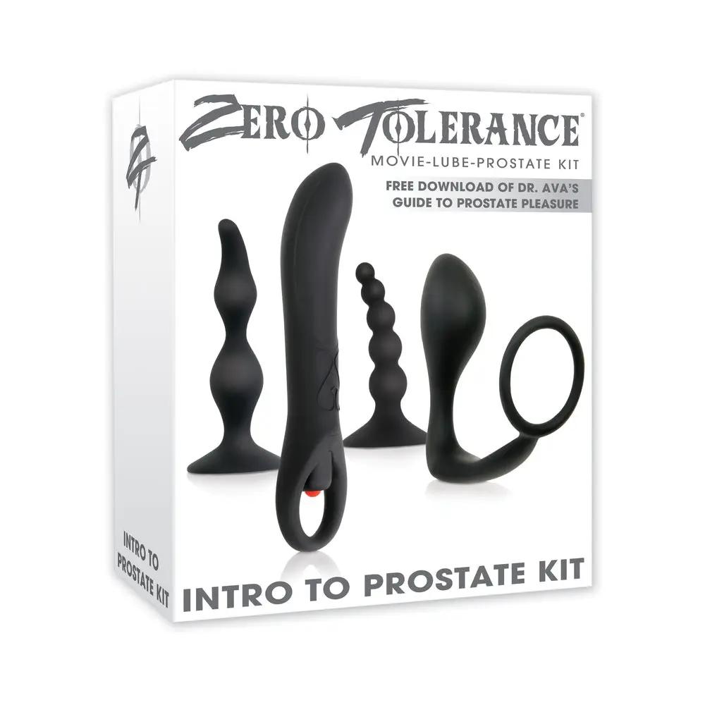 Zero Tolerance Intro To Prostate Kit 4-Piece Anal Play Set With DVD by Zero Tolerance