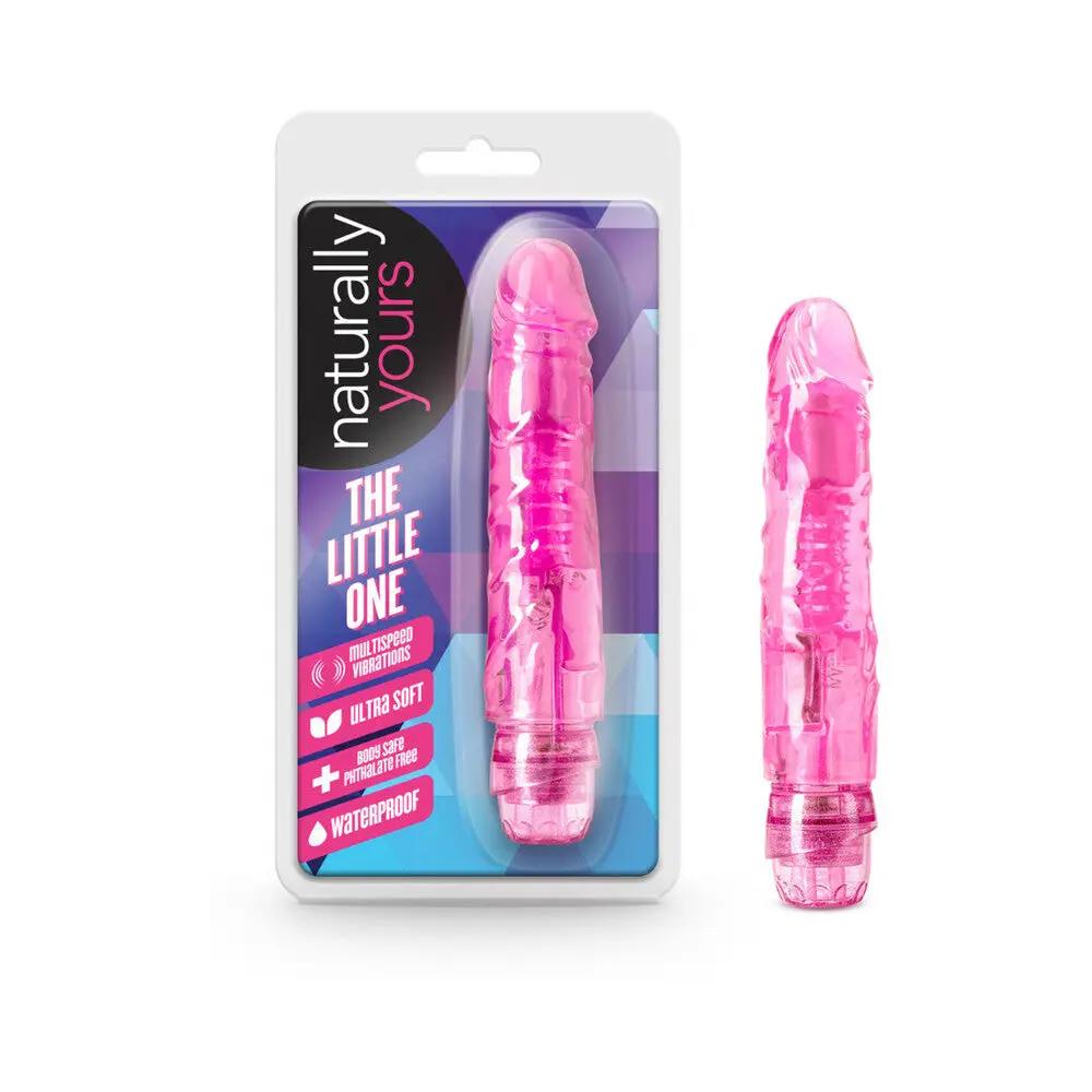 Naturally Yours The Little One Realistic 6.7 in. Vibrating Dildo Pink by Blush