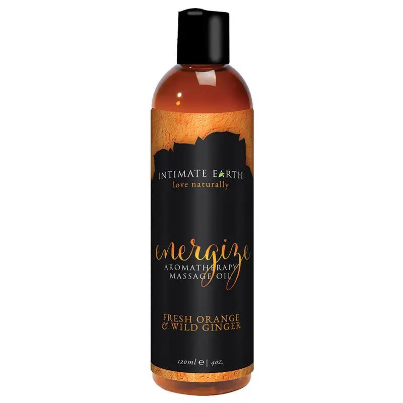 Intimate Earth Energize Massage Oil 120 ml/4 oz by Intimate Earth