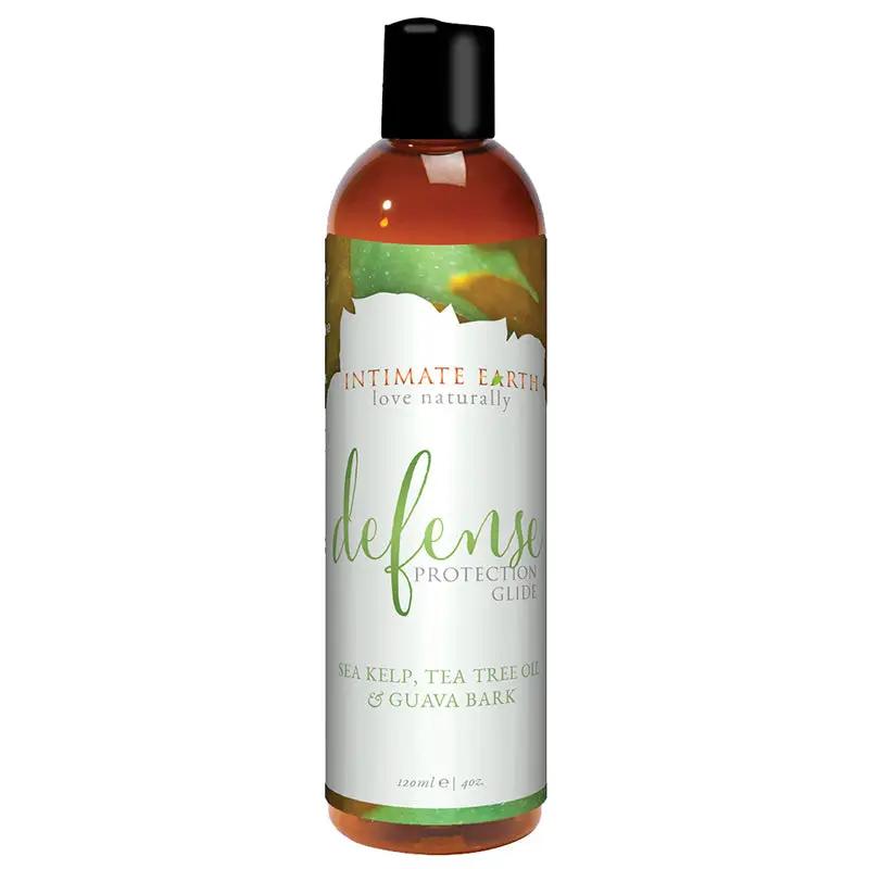 Intimate Earth Defense Protection Glide with Sea Kelp, Tea Tree Oil & Guava Bark 4 oz. by Intimate Earth