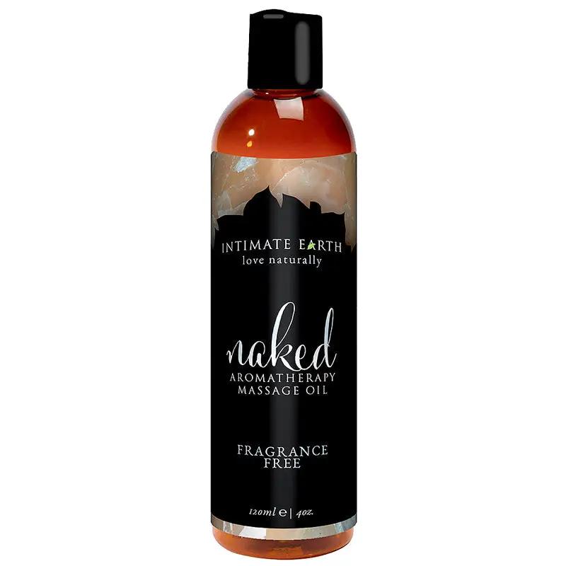 Intimate Earth Naked Fragrance Free Aromatherapy Massage Oil 4 oz. by Intimate Earth