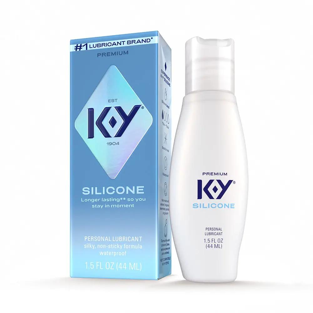 K-Y True Feel Premium Intimate Silicone Gel Lubricant 1.5oz. by K-Y