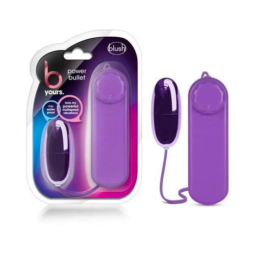 B Yours Power Bullet Remote-Controlled Egg Vibrator Purple by Blush