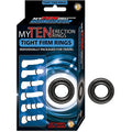 My Ten Erection Rings Tight Firm Rings Black by Nasstoys