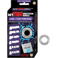 My Ten Erection Rings Tight Firm With Lube Clear by Nasstoys