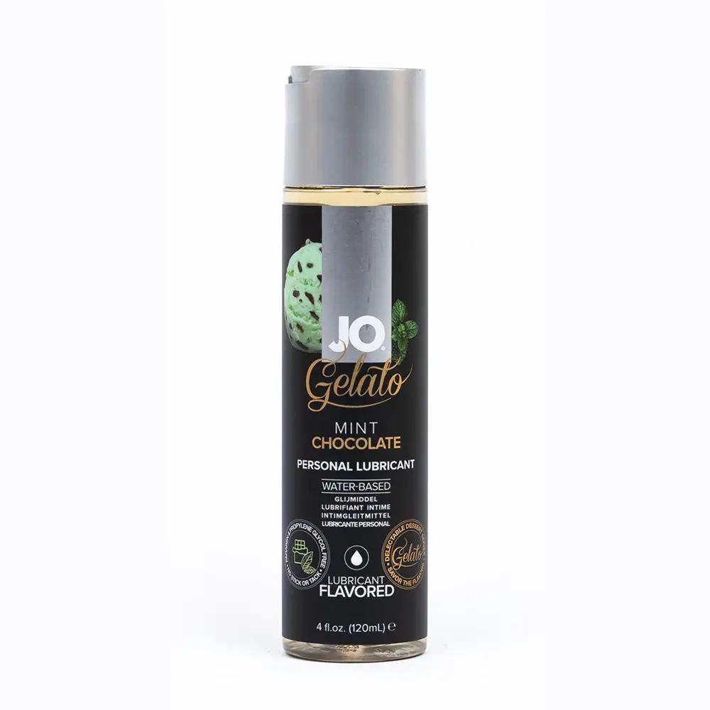 JO Gelato Mint Chocolate Flavored Water-Based Lubricant 4 oz. by System JO