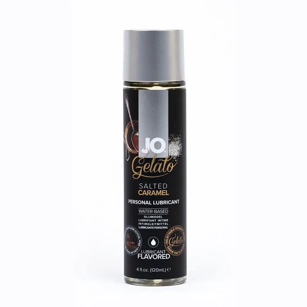 JO Gelato Salted Caramel Flavored Water-Based Lubricant 4 oz. by System JO
