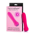 FemmeFunn Ultra Bullet Massager Rechargeable Silicone Vibrator Pink by FemmeFunn