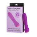 FemmeFunn Ultra Bullet Massager Rechargeable Silicone Vibrator Purple by FemmeFunn