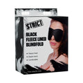 STRICT Black Fleece Lined Blindfold by XR Brands