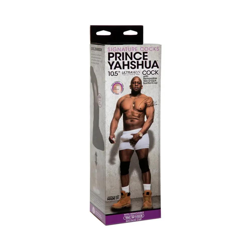 Prince Yahshua ULTRASKYN 10.5in Cock with Removable Vac-U-Lock Suction Cup by Doc Johnson
