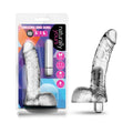 Naturally Yours Vibrating Ding Dong with Balls 6.5 in. Clear by Blush