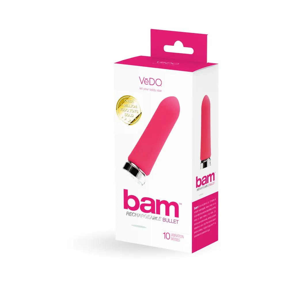 VeDO Bam Rechargeable Bullet - Foxy Pink by VeDO
