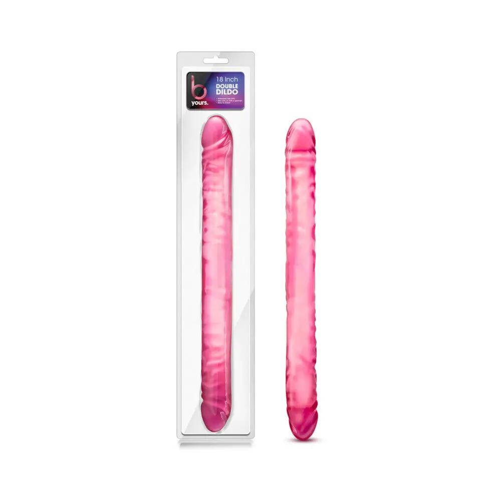 B Yours 18 in. Double Dildo Pink by Blush