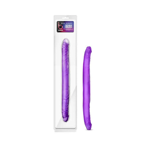 B Yours 16 in. Double Dildo Purple by Blush