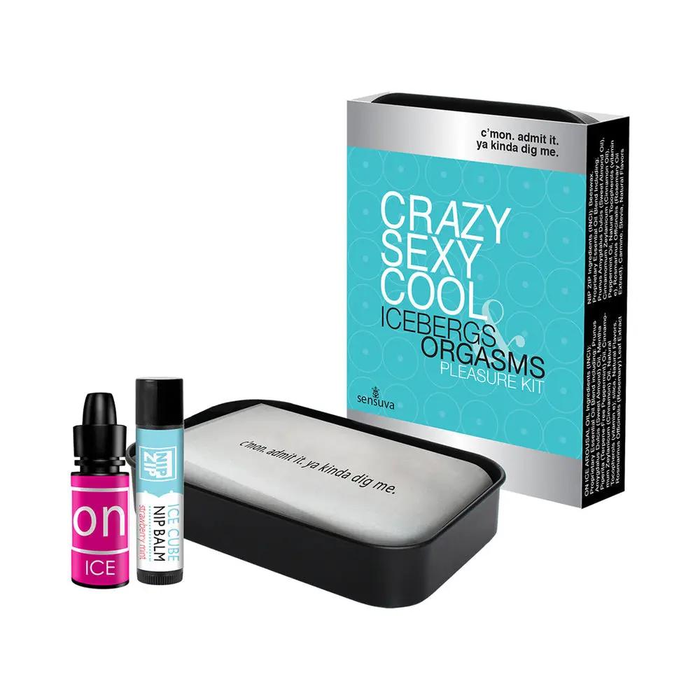 Sensuva Crazy Sexy Cool Icebergs & Orgasms Pleasure Kit by Sensuva