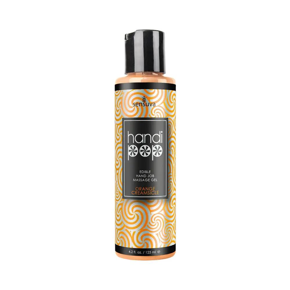 Sensuva HandiPop Edible Hand Job Massage Gel Orange Creamsicle 4.2 oz. by Sensuva