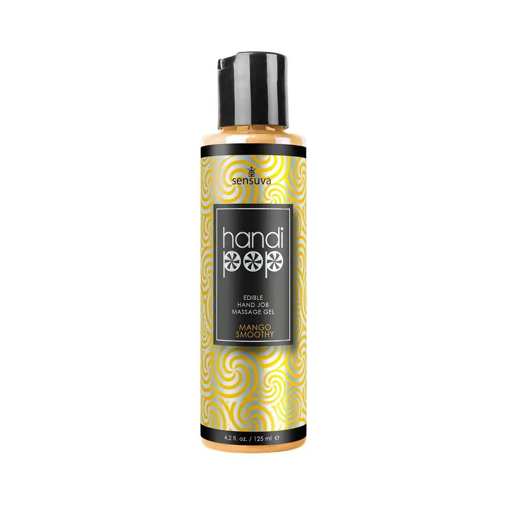 Sensuva HandiPop Edible Hand Job Massage Gel Mango Smoothy 4.2 oz. by Sensuva