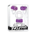 Evolved Ring True 3-Piece Vibrating Ring Set Clear/Purple by Evolved