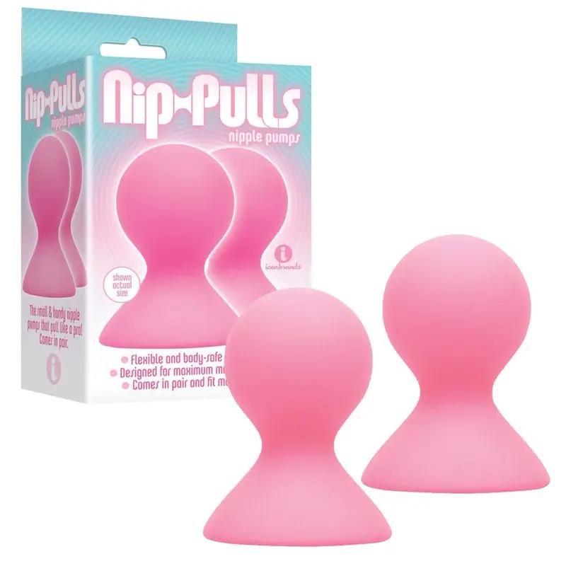 The 9's, Silicone Nip-Pulls, Pink by Icon Brands