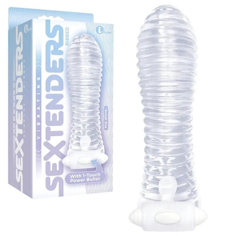The 9's, Vibrating Sextenders, Ribbed by Icon Brands