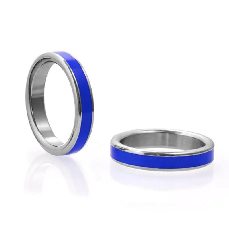 M2M Stainless C-Ring w/Blue Band & Bag 1.875in by PHS International