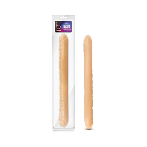 B Yours 18 in. Double Dildo Beige by Blush