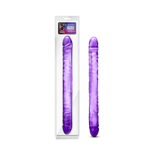 B Yours 18 in. Double Dildo Purple by Blush